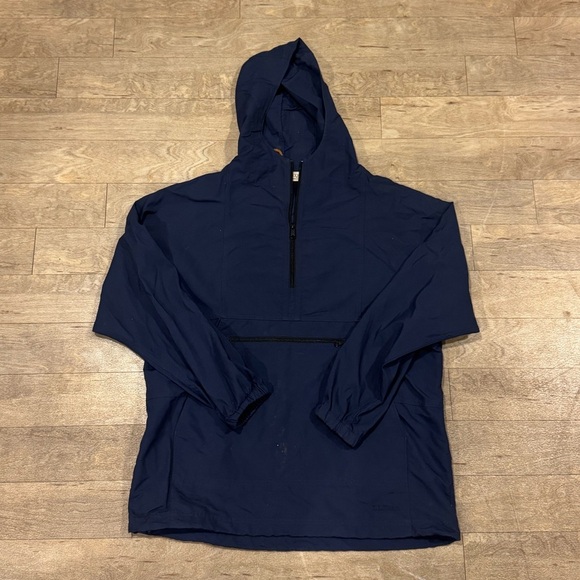 L.L. Bean Other - Vintage L.L. Bean Anorak Windbreaker Blue Men's Half Zip Pullover Size M